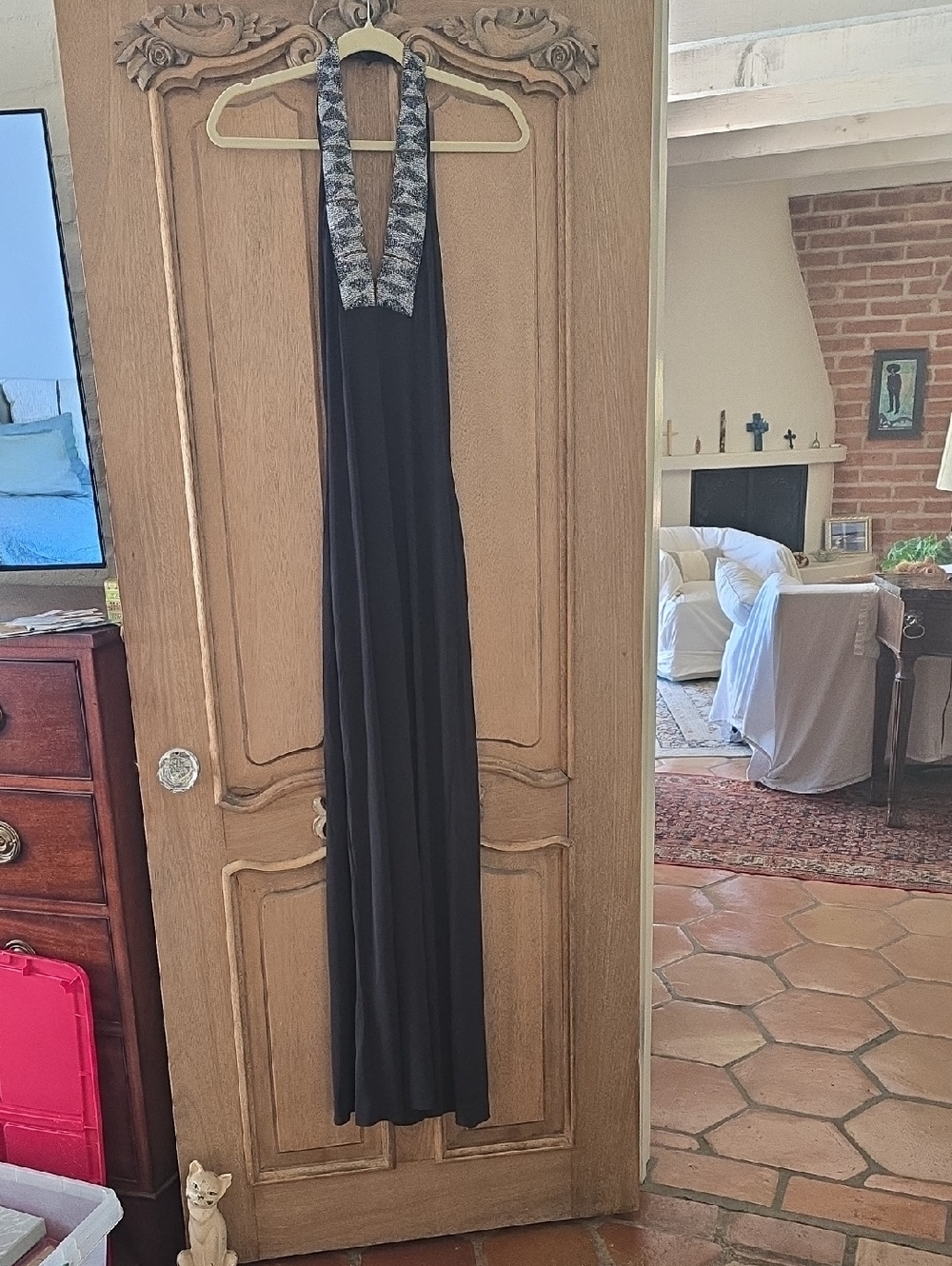 La Perla Black Dress with Subtle Embellishment